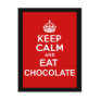 Keep Calm and Eat Chocolate Postcard Keep Calm and Eat Chocolate Postcard