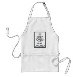 KEEP CALM and EAT CHORBA aprons