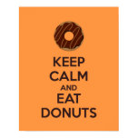 Keep Calm and Eat Donuts Poster Print