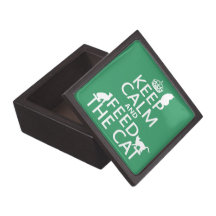 Keep Calm and Feed The Cat Premium Gift Boxes