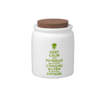 Keep Calm and Fhtagn candy jars