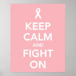 Keep Calm and Fight On Poster