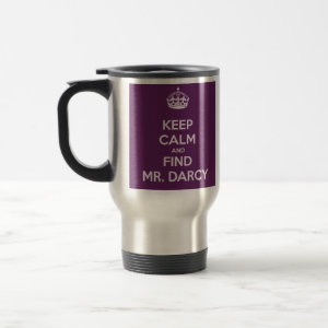 Keep Calm and Find Mr. Darcy Jane Austen Coffee Mugs