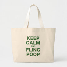 Keep Calm and Fling Poop Bags
