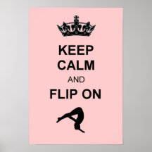 Keep Calm and Flip on Posters
