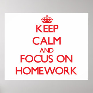 funny homework posters