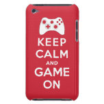 Keep calm and game on barely there iPod covers