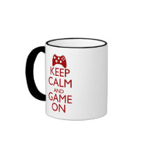 Keep Calm and Game On Coffee Mug