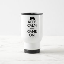 Keep Calm and Game On Coffee Mugs