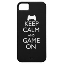 Keep Calm and Game On iPhone 5 Covers