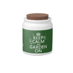 Keep Calm and Garden On - All Colors Candy Dishes
