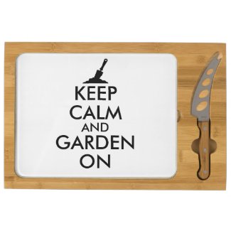 Keep Calm and Garden On Gardening Trowel Custom