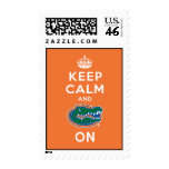 Keep Calm and Gator On - Orange Stamp