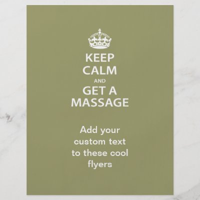 massage leaflets