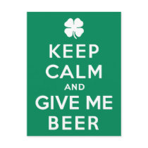 Keep Calm and Give Me Beer Post Cards