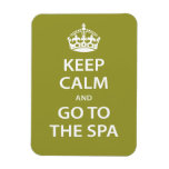 Keep Calm and Go To the Spa Rectangular Magnets