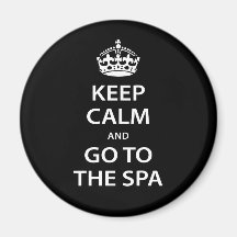 Keep Calm and Go To the Spa Refrigerator Magnets