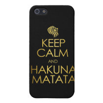 Keep Calm and Hakuna Matata Case For iPhone 5