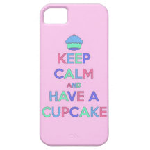 keep calm and have cupcake bake bakery pastry food iPhone 5 cases