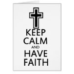 Keep Calm and Have Faith Cards