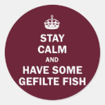 Keep calm and have some Gefilte Fish Sticker
