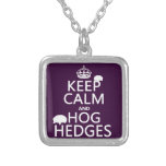 Keep Calm and Hog Hedges (Hedgehogs) (all colors) Custom Jewelry