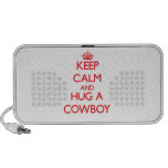 Keep Calm and Hug a Cowboy Mini Speaker