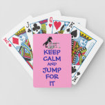 Keep Calm and Jump For It Horse Card Deck