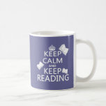 Keep Calm and Keep Reading Coffee Mugs