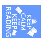 Keep Calm and Keep Reading Print