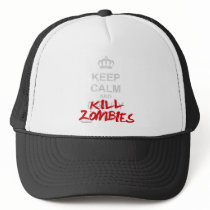 Keep Calm And Kill Zombies - Carry On Gamer Geek Mesh Hats