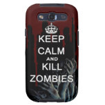 keep calm and kill zombies galaxy phone case samsung galaxy s3 cover