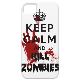 Keep Calm And Kill Zombies Iphone 5 Case iPhone 5 Cover