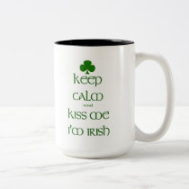 Keep Calm and Kiss Me Mug mugs