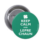 Keep Calm and Leprechaun Pin