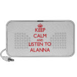 Keep Calm and listen to Alanna Speakers