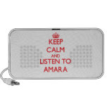 Keep Calm and listen to Amara Travel Speaker