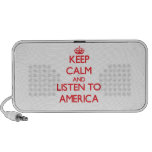 Keep Calm and listen to America Speaker