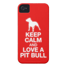 Keep Calm And Love A Pit Bull - iPhone 4/4S Case