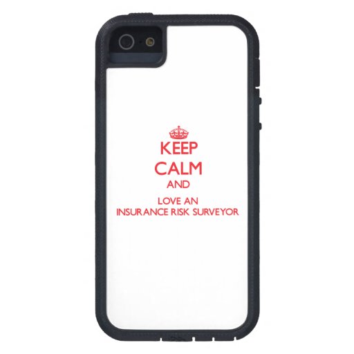 Keep Calm and Love an Insurance Risk Surveyor iPhone 5 Cover