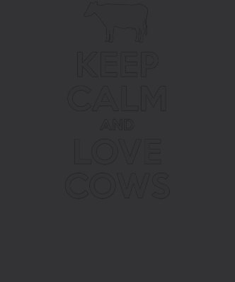 Keep Calm and Love Cows T-shirts