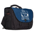 Keep Calm and Love Giraffes - all colours Laptop Bags