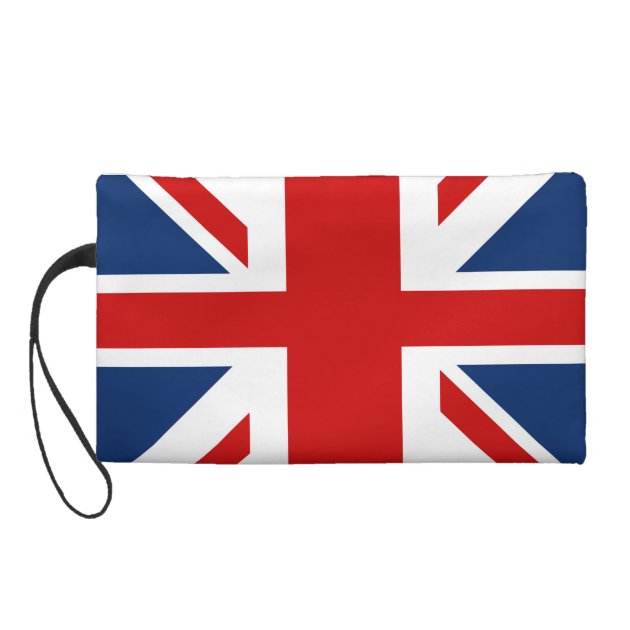 Keep Calm and Love Me British United Kingdom Flag Wristlet