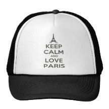 Keep Calm and Love Paris Mesh Hat