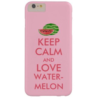 Keep Calm and Love Watermelon Customizable Gift