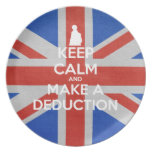Keep Calm and Make a Deduction plates