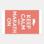 Keep Calm and Marathon Sticker