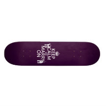 Keep Calm and Marry On (customizable color) Skate Board Decks