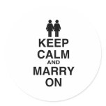 KEEP CALM AND MARRY ON (LES stickers