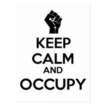 Keep Calm and Occupy Postcards